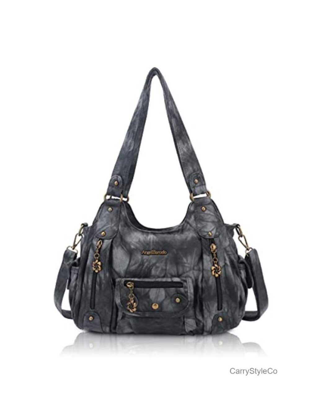 Women's PU Leather Hobo Shoulder Bag Crossbody Purse Handbag Tote